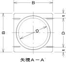 CSB I形-G図面 矢視A-A´