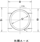 CSB III形図面 矢視A-A´