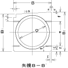 CSB III形図面 矢視B-B´